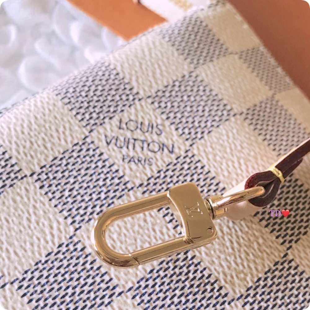 🎁LOuis Vuitton Pochette Accessoires Damier Azur NM - Picture 11 of 14